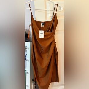Windsor Brown Mini Dress
